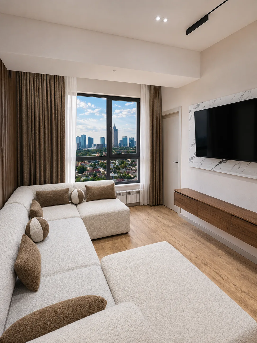 Modera Towers - 21-qavat, Tashkent City manzarali 2 xonali kvartira — 4